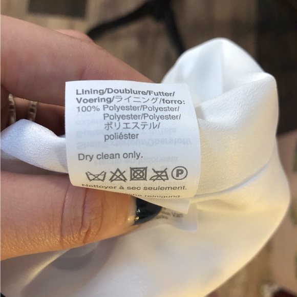 J.Crew White+Black Polka Dot Short Sleeve Faux Wrap Midi Dress - Picture 15 of 16